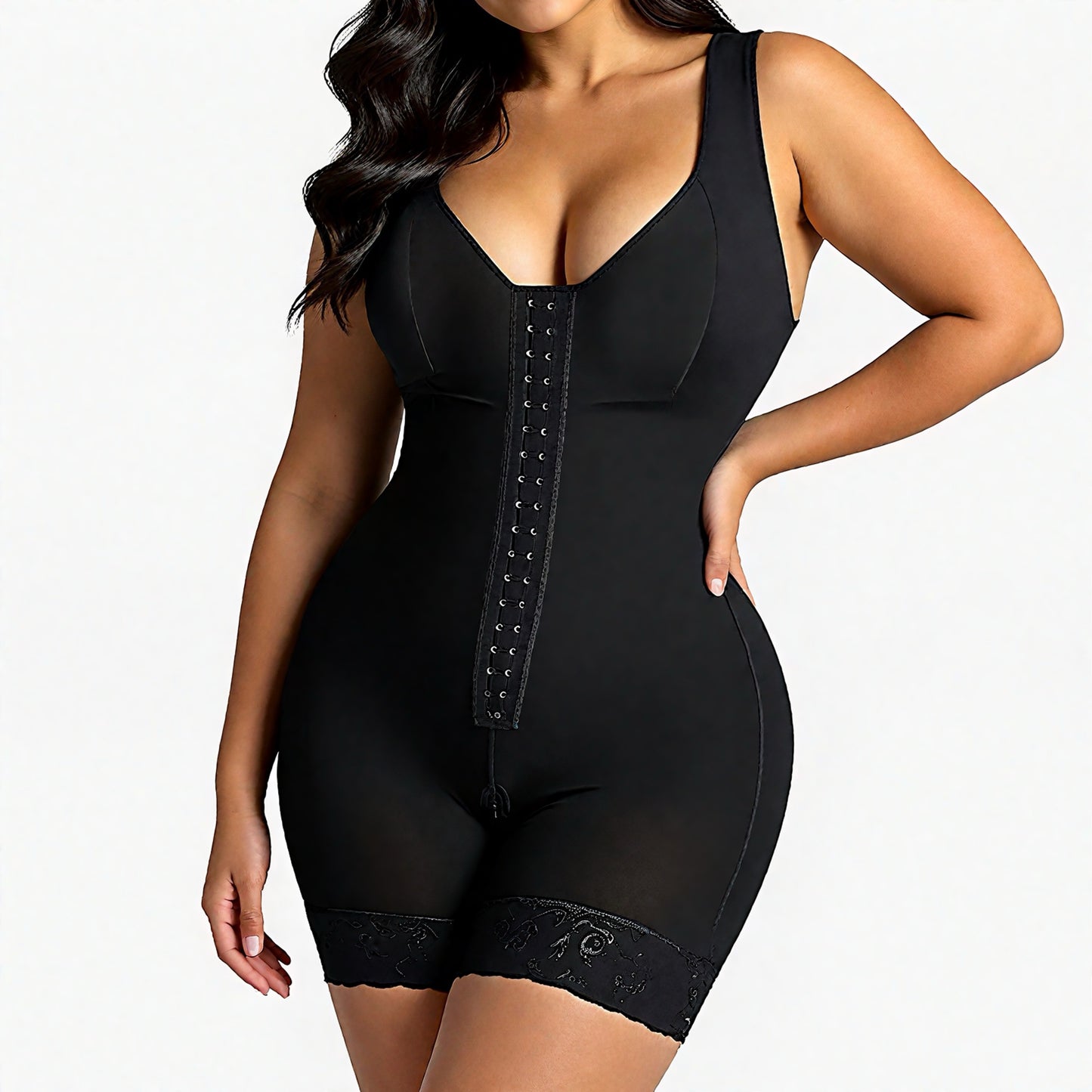 TUMMY CONTROL FULL BODY SHAPER BUTT LIFTER WITH ZIPPER CROTCH