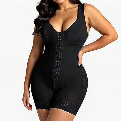 TUMMY CONTROL FULL BODY SHAPER BUTT LIFTER WITH ZIPPER CROTCH
