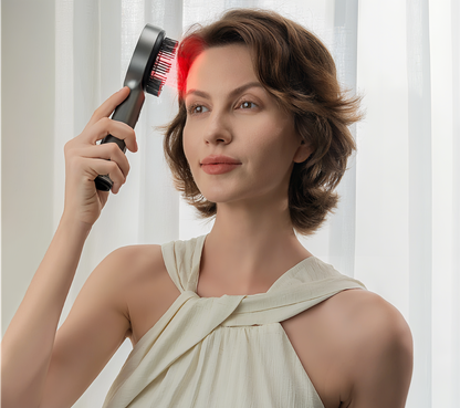RED LIGHT THERAPY BRUSH SCALP MASSAGER COMB HAIR GROWTH ANTI HAIR LOSS
