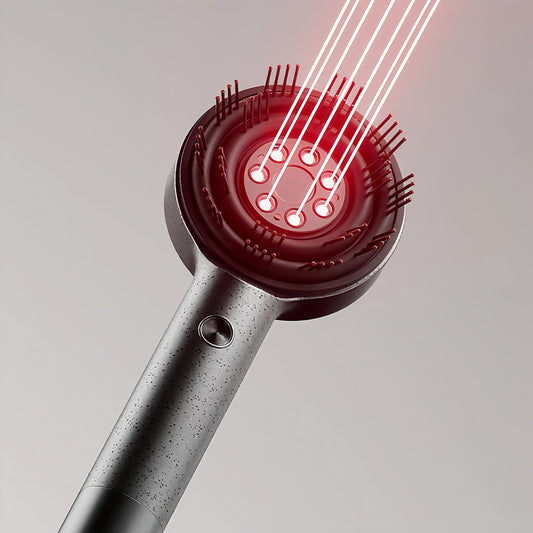 RED LIGHT THERAPY BRUSH SCALP MASSAGER COMB HAIR GROWTH ANTI HAIR LOSS